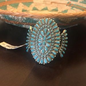 NWT Lucky Brand Squash blossom cuff bracelet